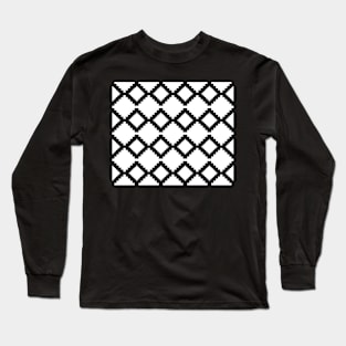 Abstract geometric pattern - black and white. Long Sleeve T-Shirt